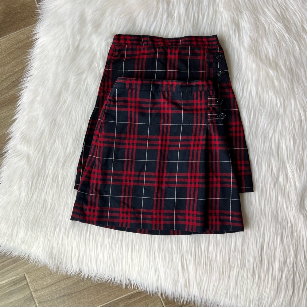 Lands End Uniform Skirt Bundle Girls Sz 5/6